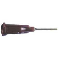 Jensen Dispensing Needle Luer Lock 19AWG x 12.7mm Brown 25pk