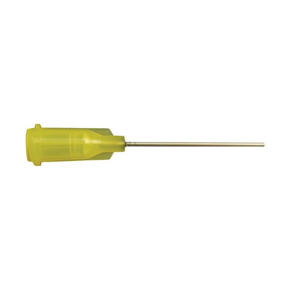 Jensen Dispensing Needle Luer Lock 20AWG x 25.4mm Yellow 25pk