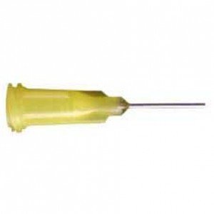 Jensen Dispensing Needle Luer Lock 20AWG x 12.7mm Yellow 25pk