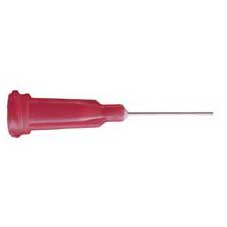 Jensen Dispensing Needle Luer Lock 24AWG x 12.7mm Red 25pk