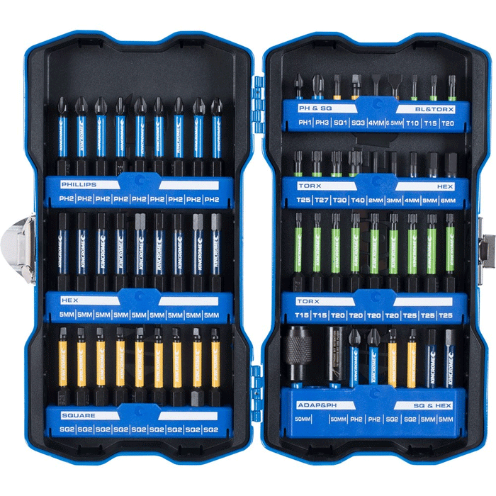Kincrome Impact Bit Set, 62 Pce