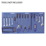 Kincrome 1200mm Peg Board with 40 Hooks