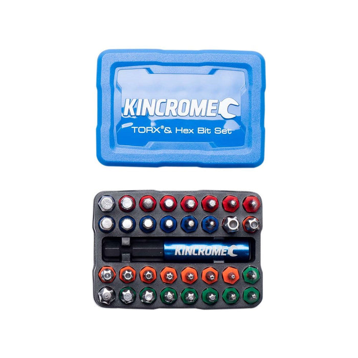 Kincrome Torx Hex Bit & Holder Set 33 Piece