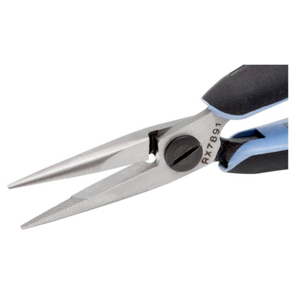 Lindstrom RX7891 ESD Snipe Nose Serrated Jaw Plier 158mm