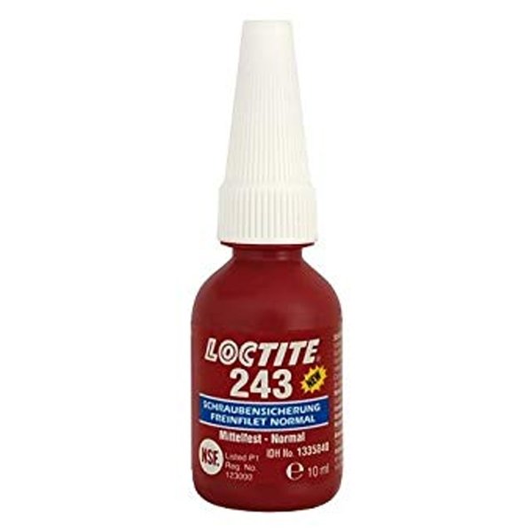 Loctite 243, Nut Lock Medium Strength Threadlocker, 10ml For Sale ...