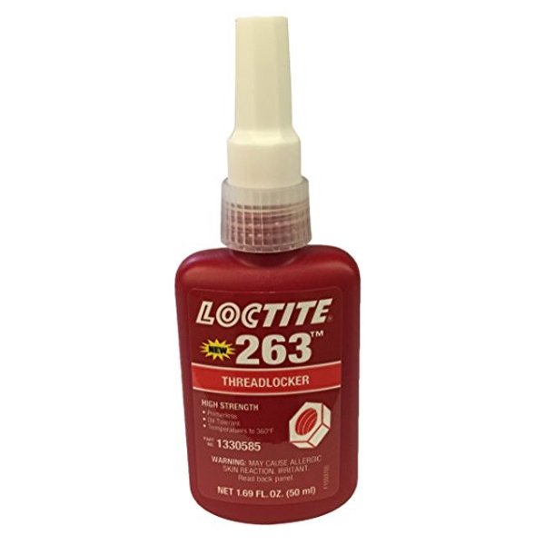 Loctite 263, Stud Lock High Strength Threadlocker, 50ml