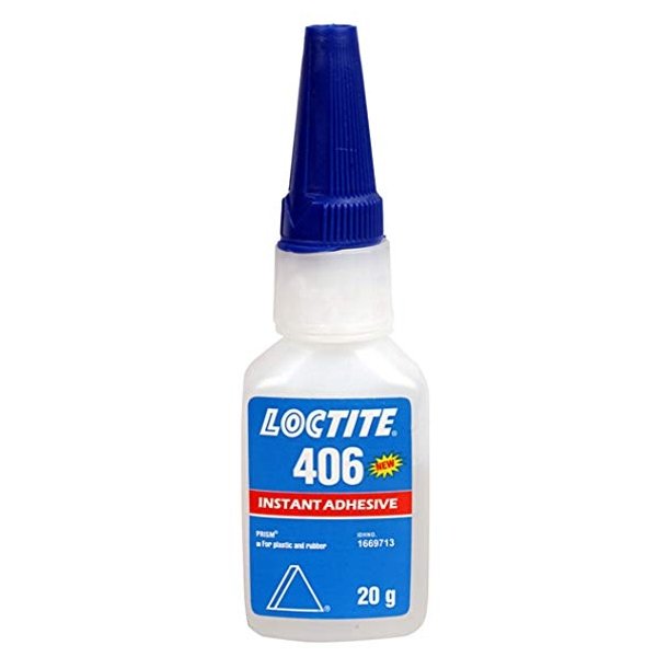 Loctite 406, Low Viscosity Instant Adhesive for Rubbers and Plastics, 100ml