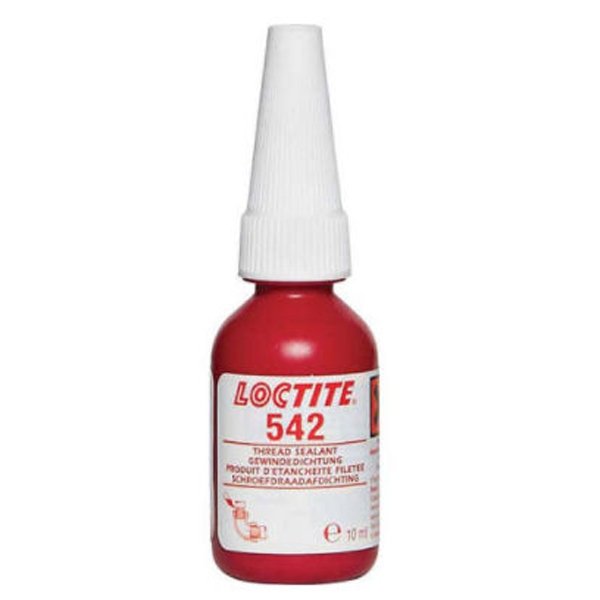 Loctite 542, Medium Strength, Fast Cure Hydraulic Thread Sealant, 10ml