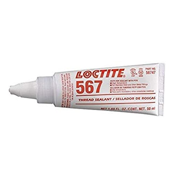 Loctite 567, High Temp Controlled Strength Master Pipe Thread Sealant, 50ml