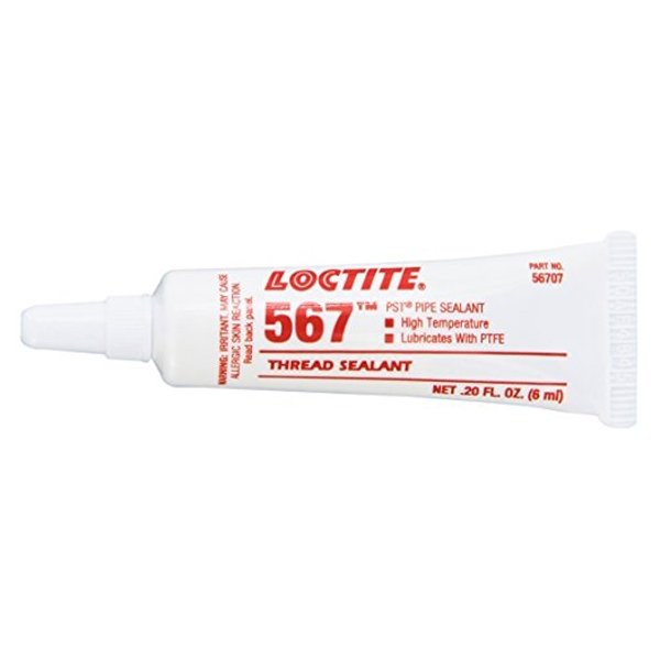 Loctite 567, High Temp Controlled Strength Master Pipe Thread Sealant, 6ml