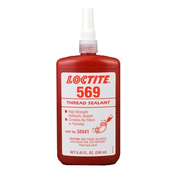 Loctite 569, Low Strength Fast Cure Hydraulic Thread Sealant, 250ml