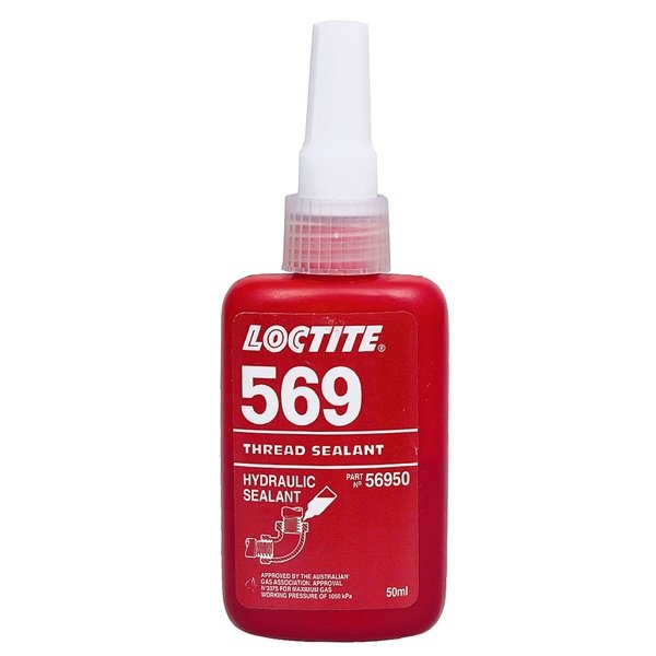 Loctite 569, Low Strength Fast Cure Hydraulic Thread Sealant, 50ml