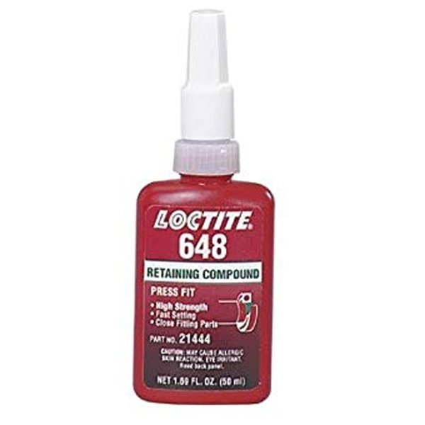 Loctite 648, High Strength Fast Cure Retaining Compound, 50ml