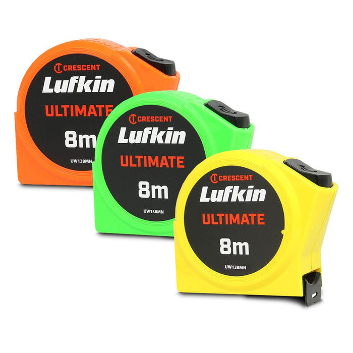 Crescent Lufkin Measuring Tape Ultimate 8m x 19mm