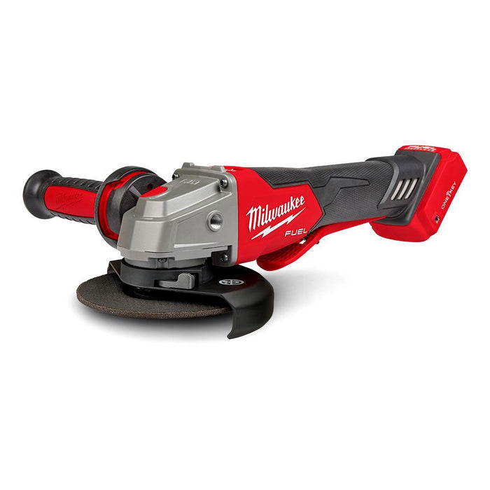 Milwaukee M18 FUEL™ ONE-KEY™ 125mm Braking Angle Grinder with Deadman Paddle Switch (Tool Only)