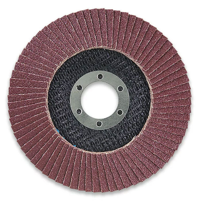 Makita 100mm Flap Disc 36# Grit Aluminium Oxide - Angled D-26973