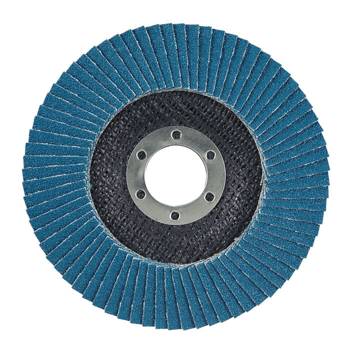Makita 115mm Flap Disc 120# Grit Zirconia Alumina - Angled D-27464