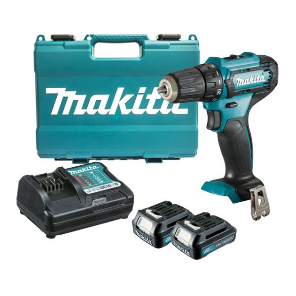 Makita 12V Max Driver Drill Kit - Incl. 2x 1.5Ah Batteries Charger & Case