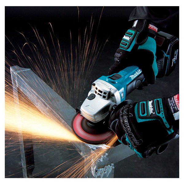 Makita 18V Li-ion Cordless 115mm Slide Switch Angle Grinder - Tool Only 