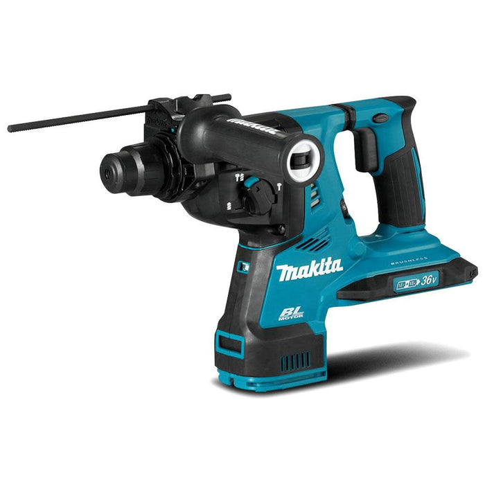 Makita 36V (18Vx2) Brushless AWS 28mm SDS Plus Rotary Hammer - Tool Only