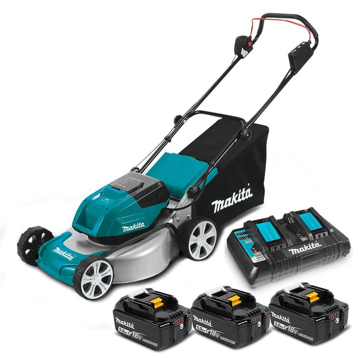 Makita 18Vx2 Brushless 460mm Lawn Mower Kit