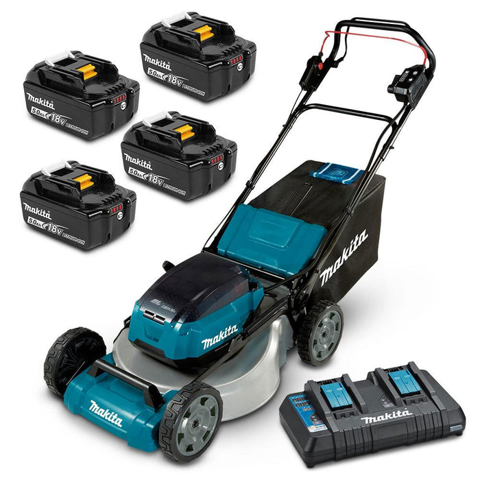 Makita 18Vx2 Brushless Self-Propelled 534mm Lawn Mower Kit
