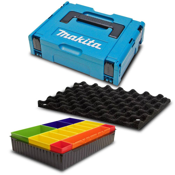 Makita MAKPAC Case 1 with Multi Storage & Sponge