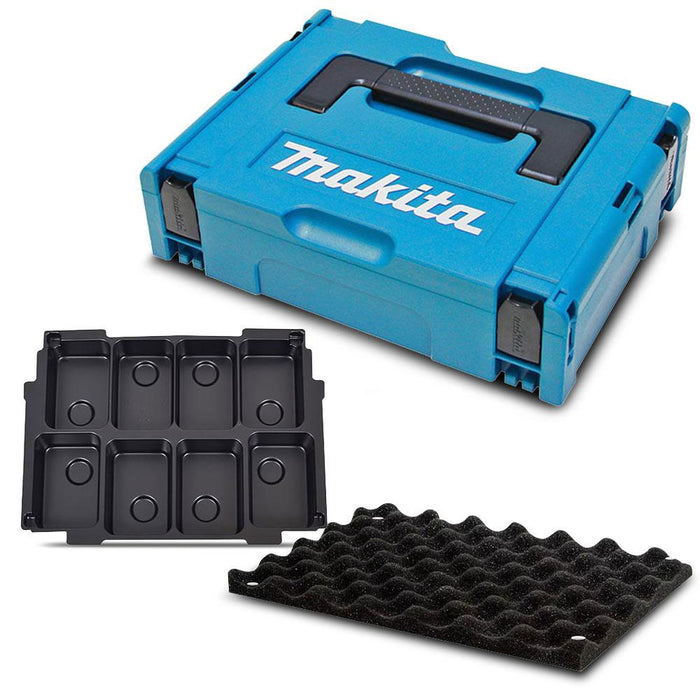 Makita MAKPAC Case 1 with 8 x 18V Battery Storage