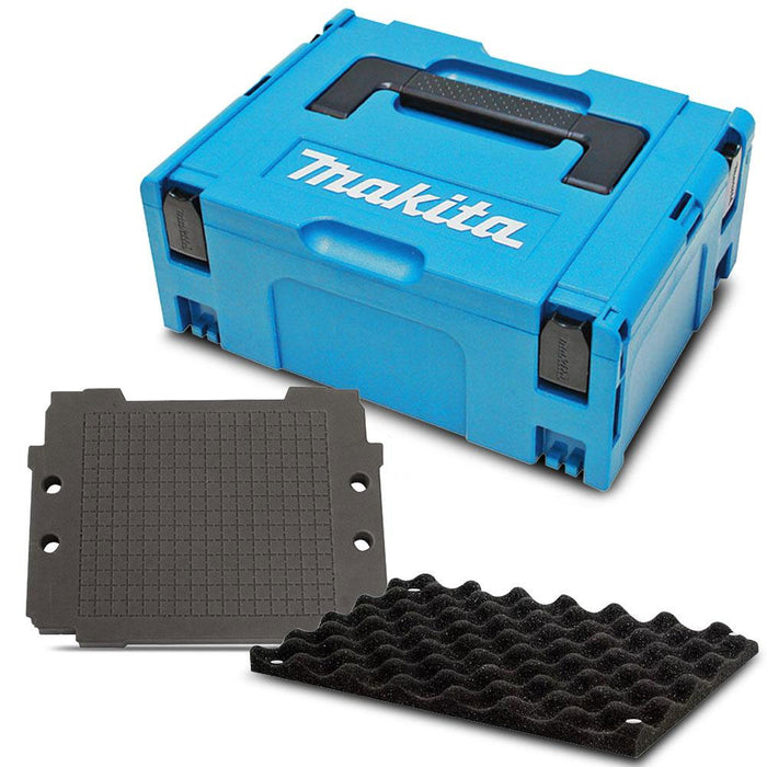 Makita MAKPAC Case 2 with Dual Foam Inserts