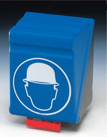 Brady Maxi Storage Box Hearing Protection, H315 x W236 x 200mm Diameter, ABS Plastic, Blue