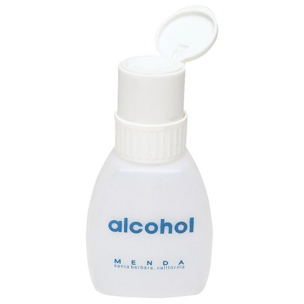 Menda HDPE Bottle with White Twist Lock Pump, 8oz.