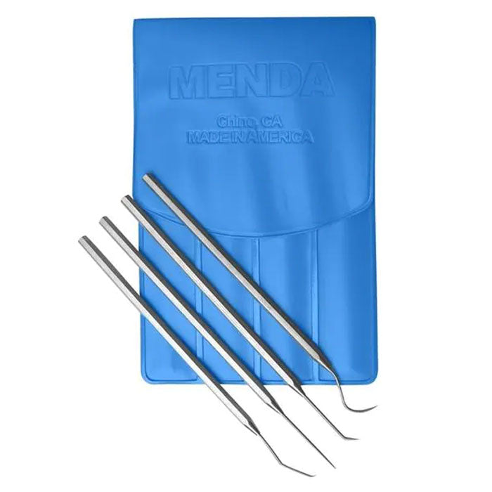 Menda Kit of Four Stainless Steel Probers with Pouch