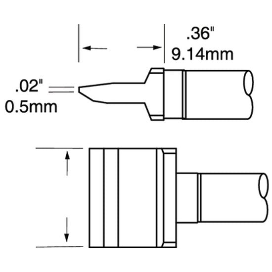Metcal Cartridge Blade 22mm (0.86 In)