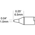 Metcal Cartridge Conical 1MM X 6.5MM Lg