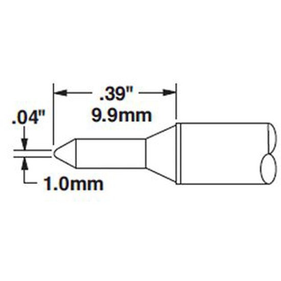 Metcal Cartridge Conical 1MM
