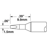 Metcal Cartridge Chisel 1.4MM X 10MM Lg 30 Deg