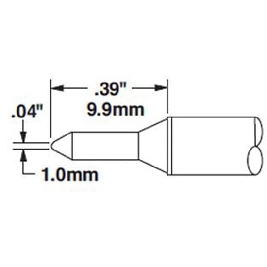 Metcal Cartridge Conical 1MM