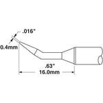 Metcal Cartridge Conical Reach 0.8MM X 16MM Lg 30Deg