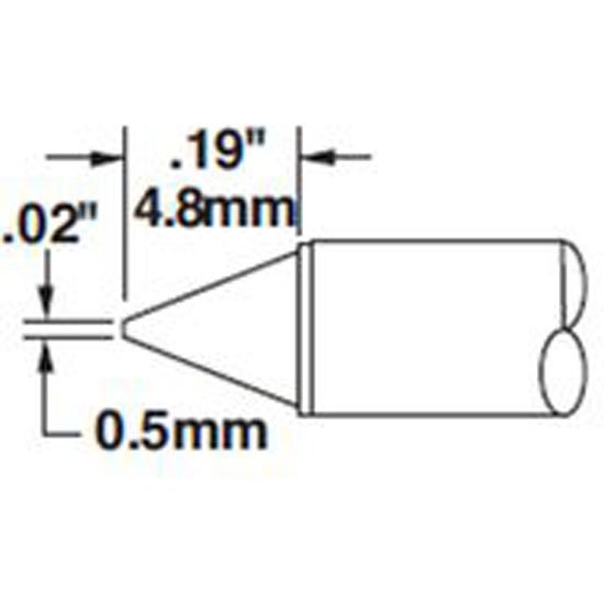 Metcal Cartridge Conical 0.5MM