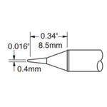Metcal Cartridge Conical 0.4mm (0.016 In)
