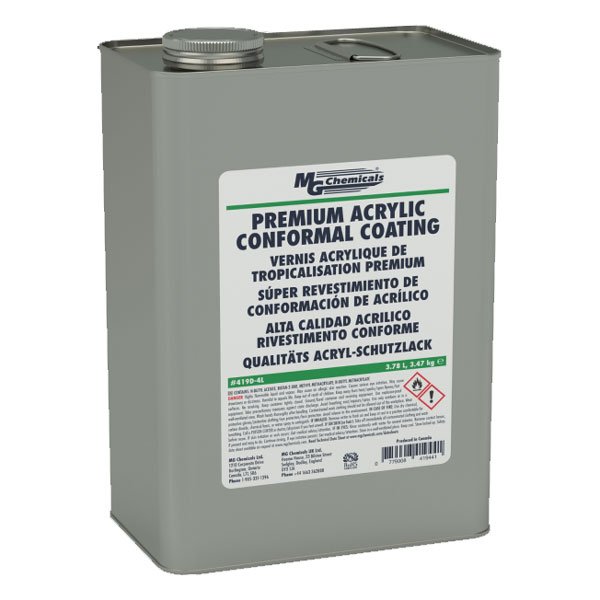 MG Chemicals 419D Premium Acrylic Conformal Coating, 3.78L