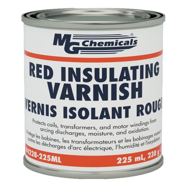 MG Chemicals 4228 Red Insulating Varnish, 225ml