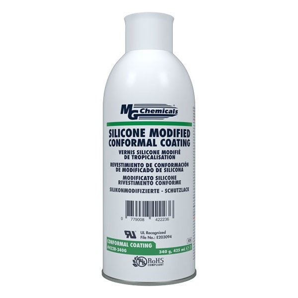 MG Chemicals 422B Silicone Modified Conformal Coating, 340g
