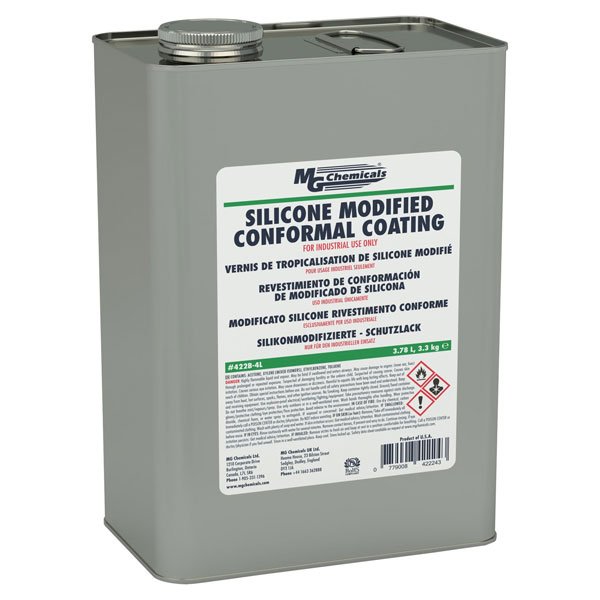 MG Chemicals 422B Silicone Modified Conformal Coating, 4L