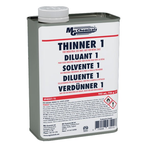 MG Chemicals Thinner 1 945ml For Sale Online – Mektronics