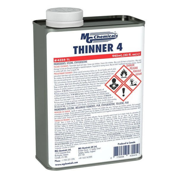 MG Chemicals Thinner 4, 945ml