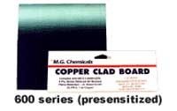 MG Chemicals Positive Presensitized Double Sided Copper Clad Board, 1/32