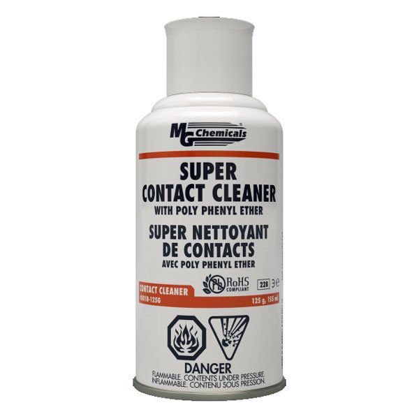 MG Chemicals Super Contact Cleaner with PPE, 125g Aerosol
