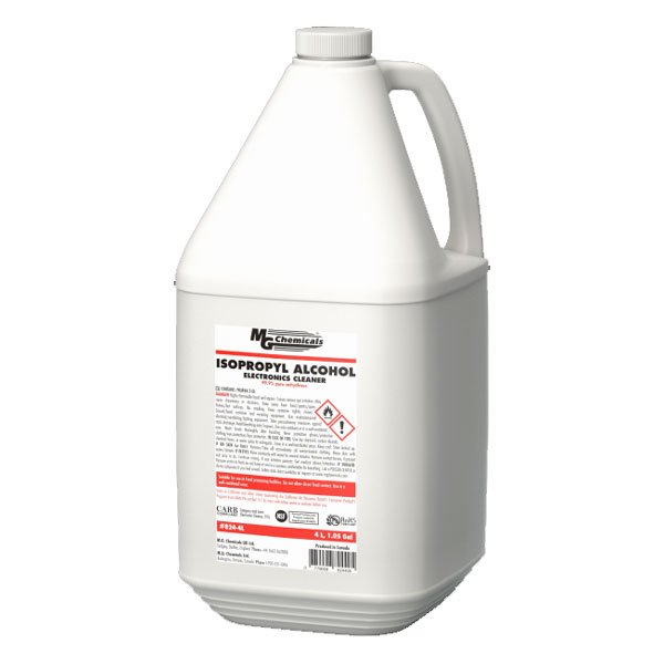 MG Chemicals 99.9% Isopropyl Alcohol, Single Pack 4L