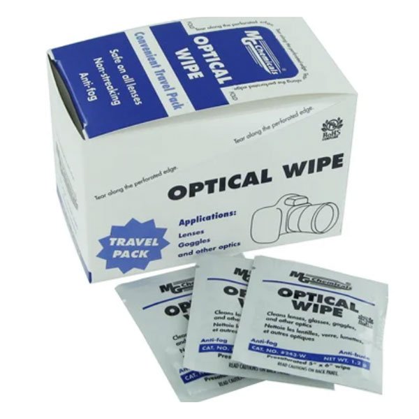 MG Chemicals Optical Wipes - Box of 25 Individual Packs